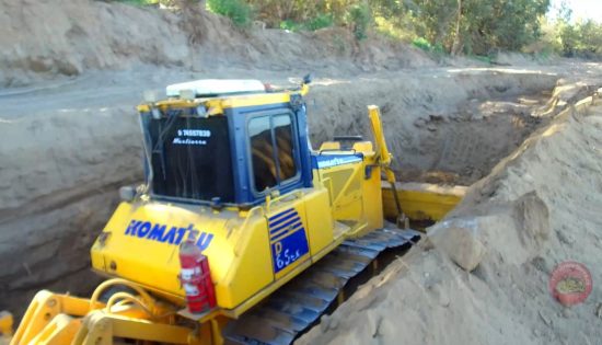 movimiento de tierra - creacion de cortafuegos creacion de cortafuegos